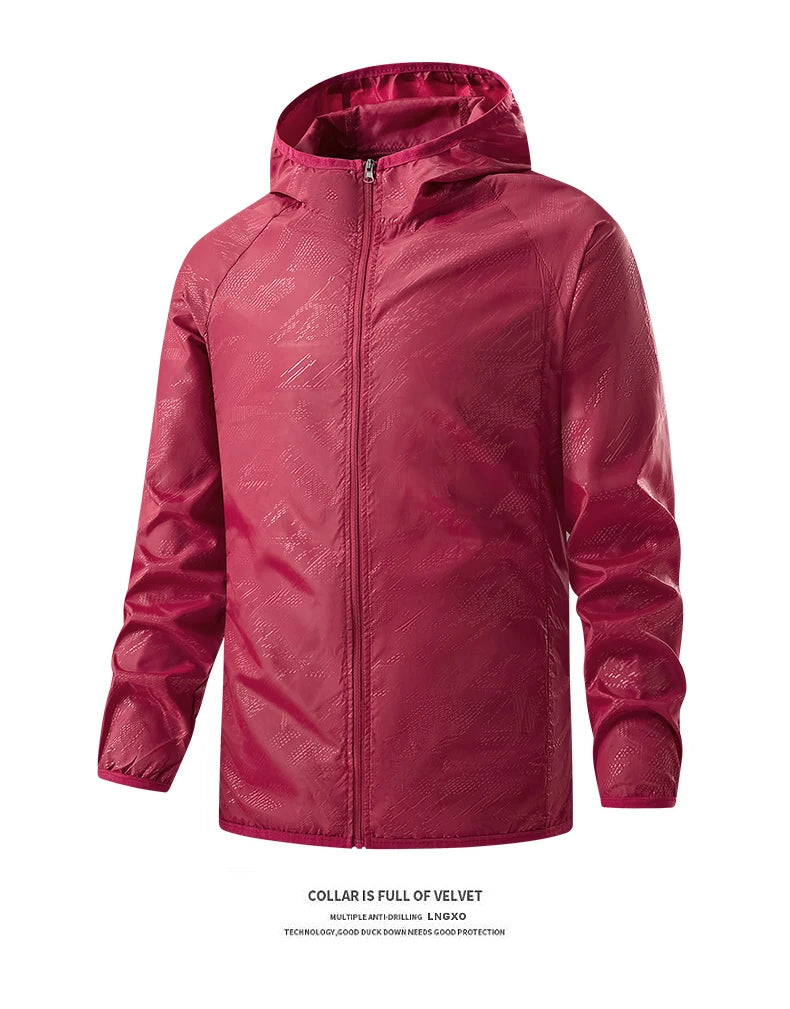 Veste Imperméable -Rouge- Sport Vitals
