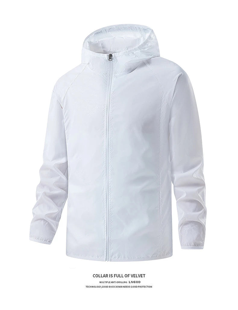 Veste Imperméable - Blanc- Sport Vitals