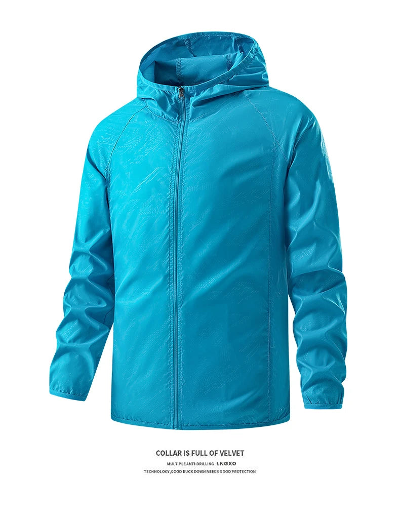 Veste Imperméable bleu ciel- Sport Vitals