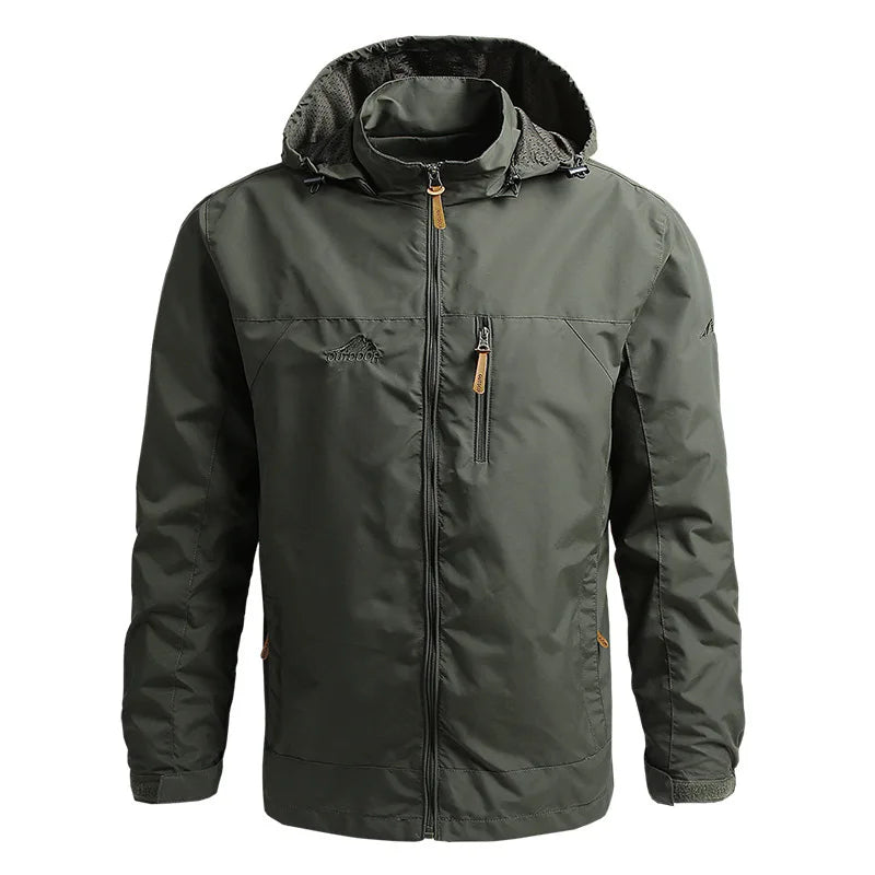 Veste coupe-vent  vert foncé