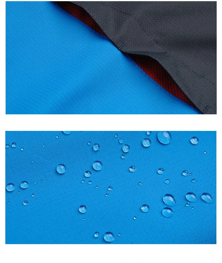 Veste d'Automne Imperméable pour Homme bleu- sports vitals