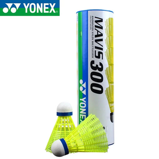 Volants de badminton jaunes avec boîte de rangement Yonex