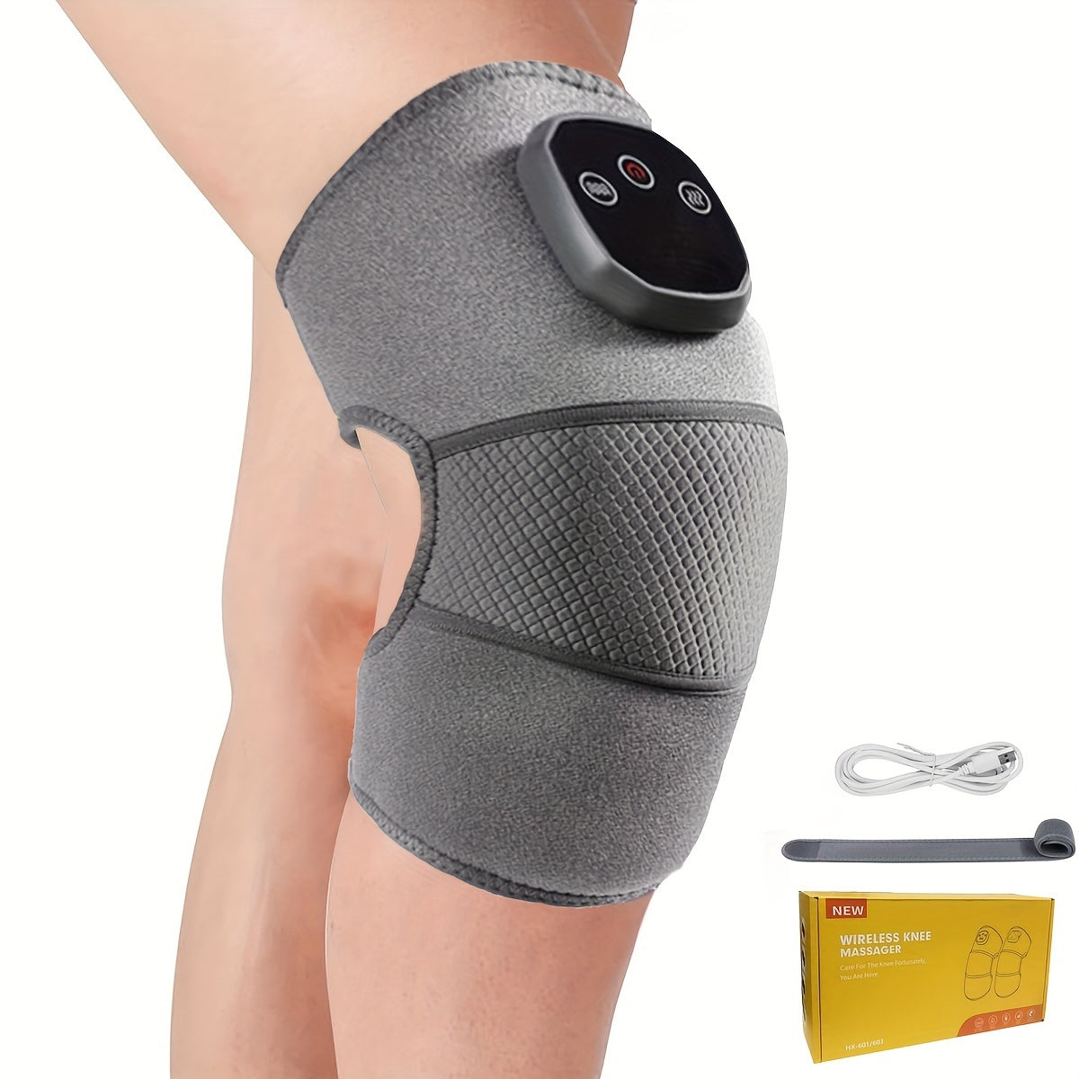 Genouillère chauffante avec vibration