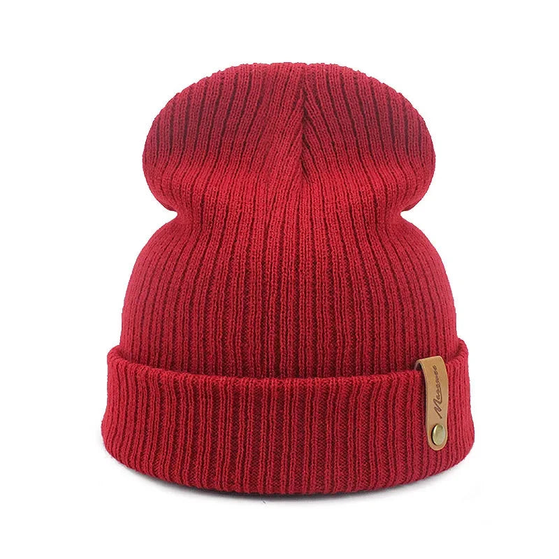 bonnet hiver rouge, tuque d'hiver  rouge