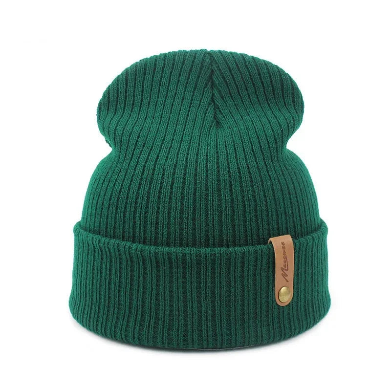 bonnet hiver vert , tuque d'hiver  verte