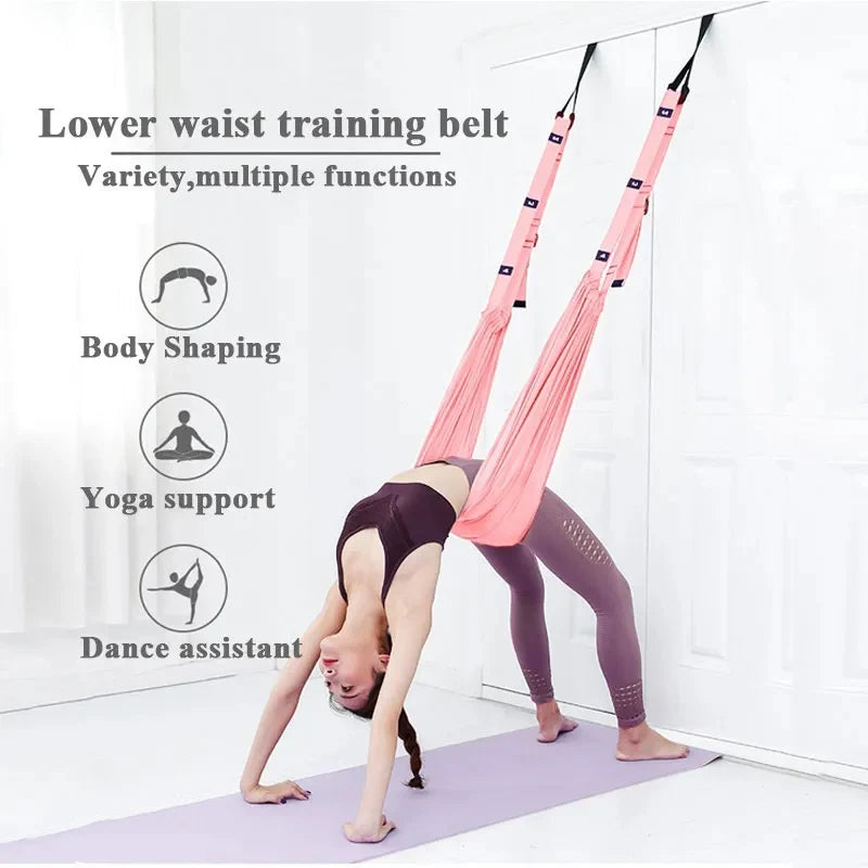 ceinture_de_yoga Rose et exercices que l'on peut faire