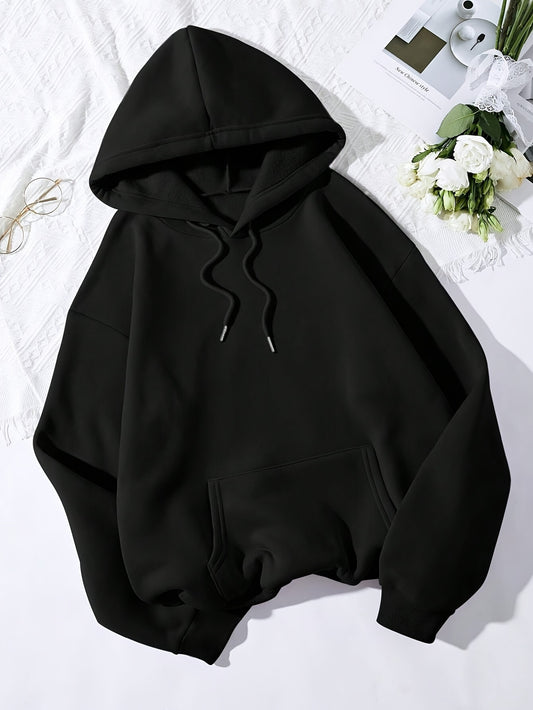  sweat à capuche noir pour femme - sport vitals