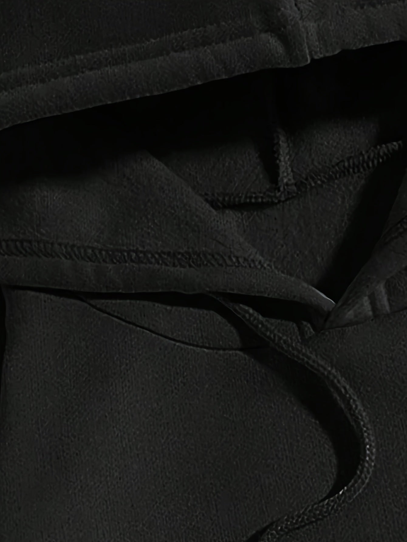  sweat à capuche noir pour femme - cordon - sport vitals