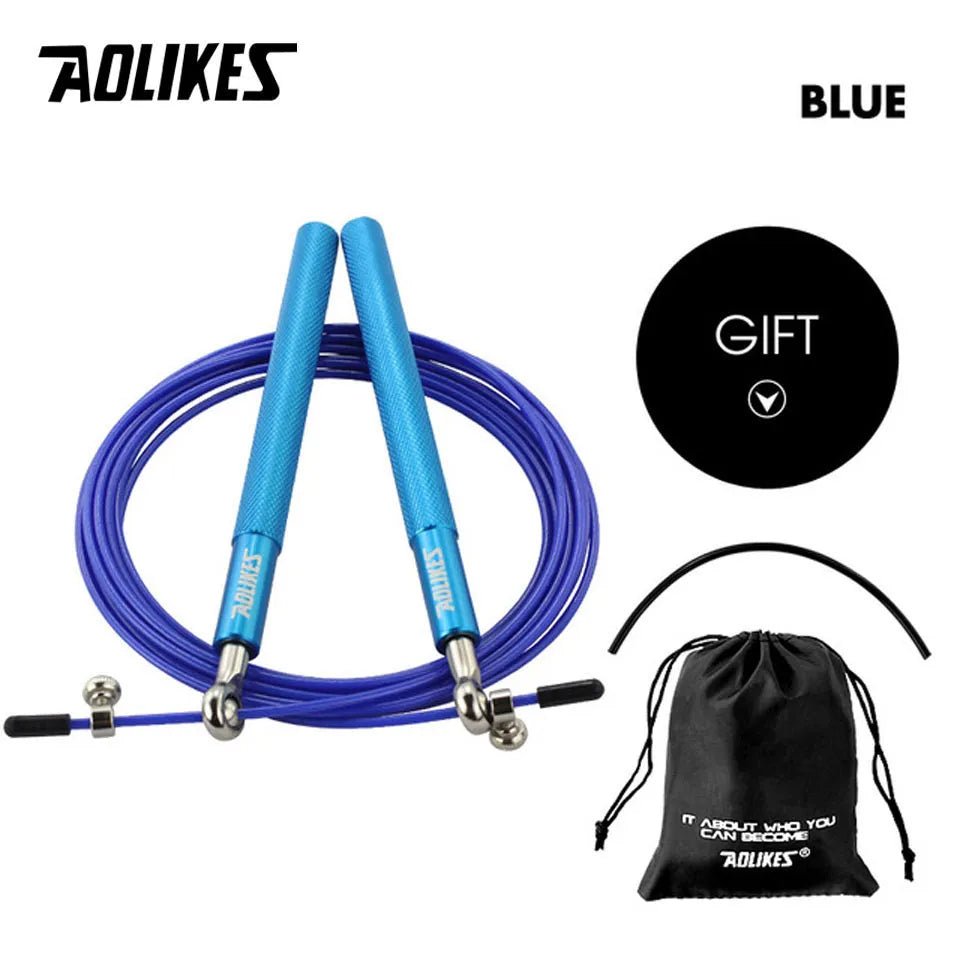 Corde à sauter - Bleu avec un sac