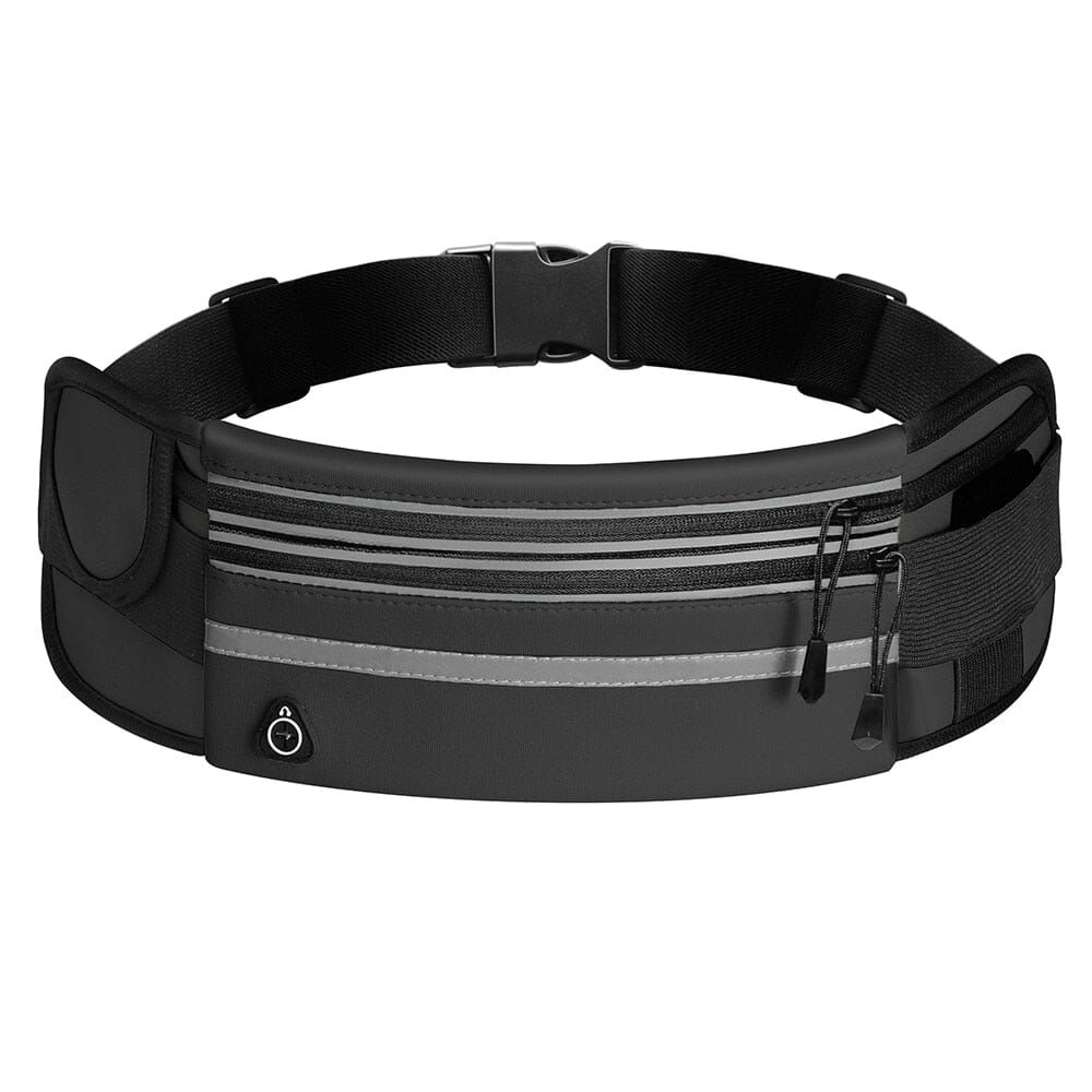 MyFitBag™ - Sac banane pour fitness et course - Sports vital noir