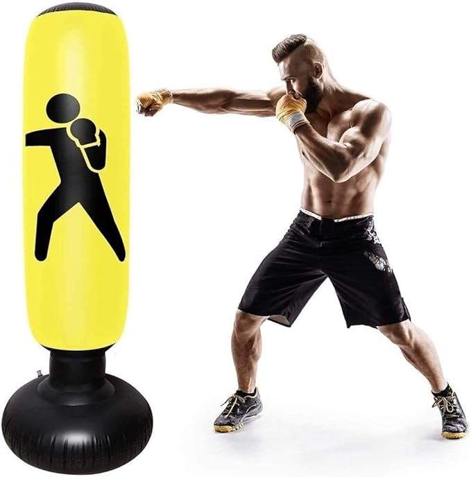 Punching Bag gonflable - jaune